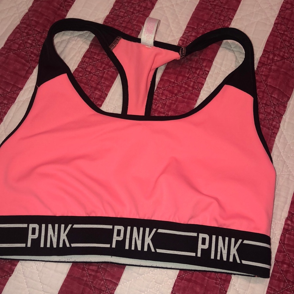 Pink Sports Bra